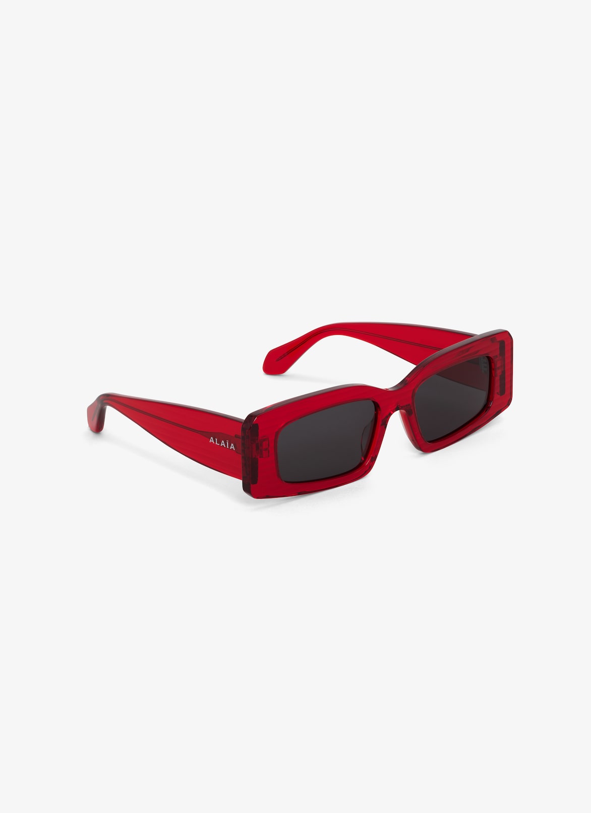 RECTANGULAR SUNGLASSES ALAÏA RED RECTANGULAR SUNGLASSES